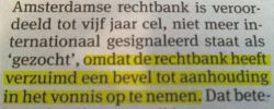 Geknipt uit het Parool