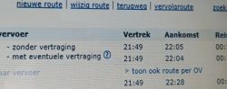 Routeplanner is de weg kwijt?